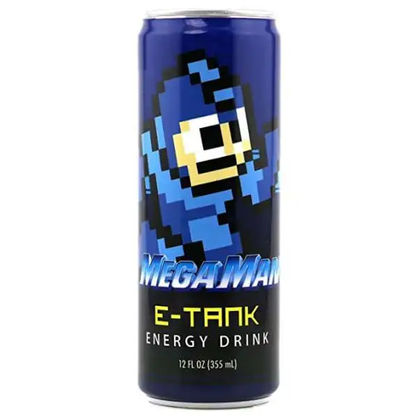 Mega Man E-Tank 12 Ounce Energy Drink