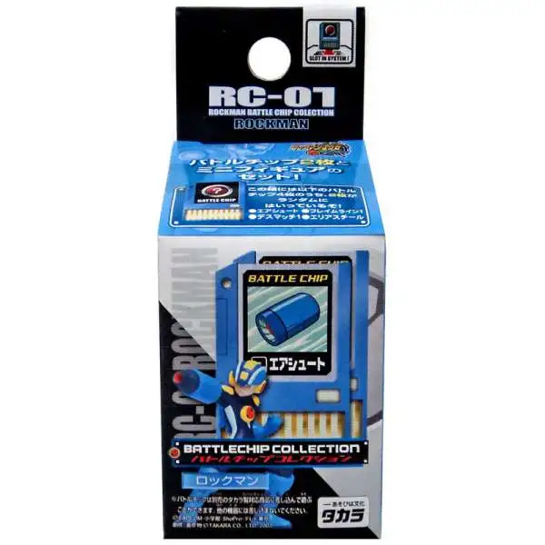 Capcom Battlechip Collection Mega Man 3-Inch PVC Figure RC-01