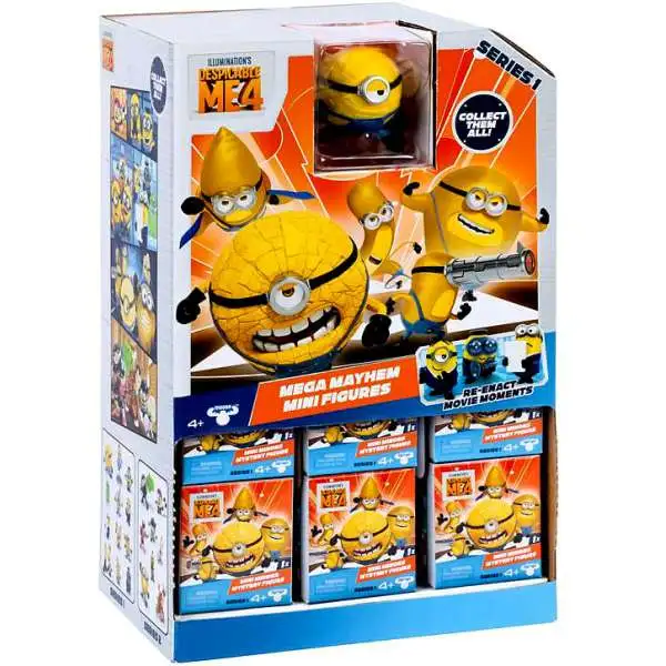 Despicable Me 4 Mini Figure Mega Mayhem 2-Inch Mystery Pack [23 Packs] (Pre-Order ships July)