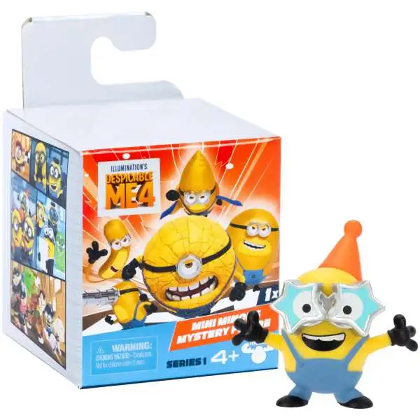 Despicable Me 4 Series 1 Mini Minions Mystery Figure 2-Inch [1 RANDOM Character]