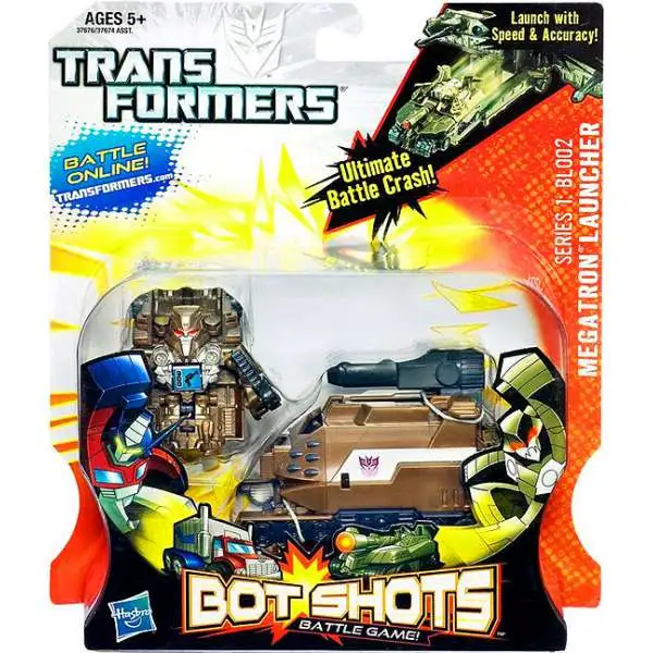 Transformers Bot Shots Battle Game Series 1 Megatron Launcher Action Figure BL002