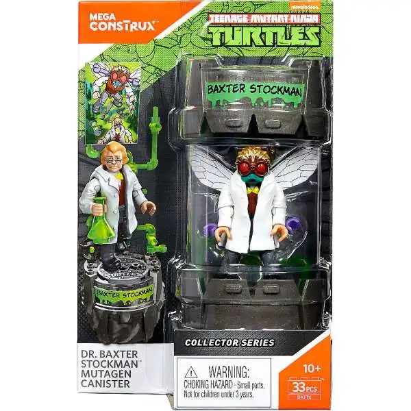 Mega Construx Teenage Mutant Ninja Turtles Collector Dr. Baxter Stockman Mutagen Canister