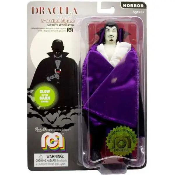 Horror Dracula Action Figure [Purple Lined Cape, Glow in the Dark]