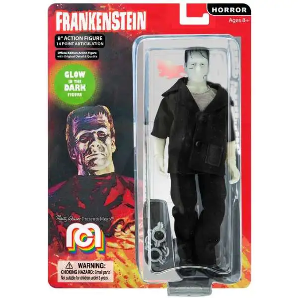 Horror Frankenstein Action Figure [Grey Undershirt, Glow In The Dark, Damaged Package]