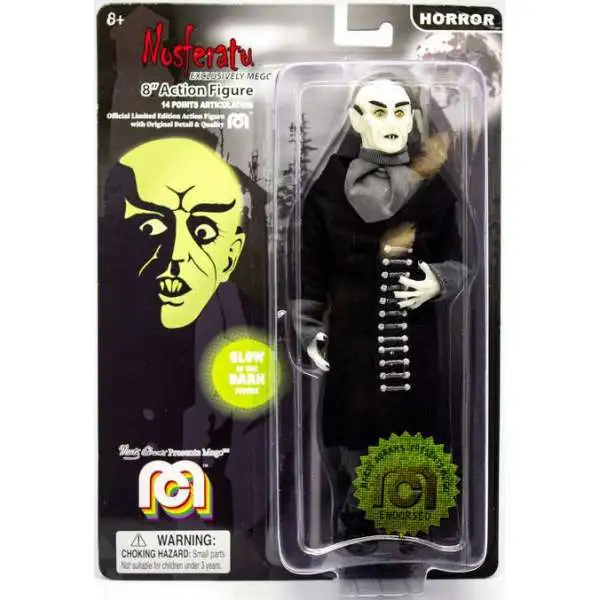 Horror Nosferatu Action Figure [Black Coat, Glow in the Dark]