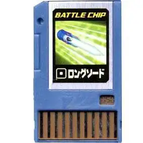 Capcom Mega Man Japanese PET Longsword Battle Chip #050