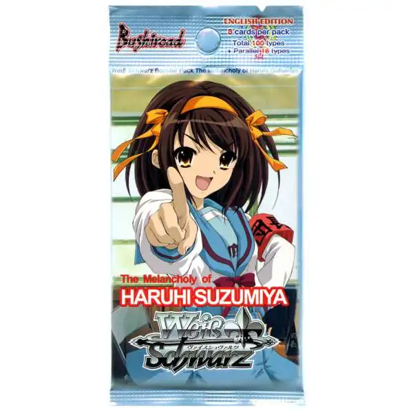 Weiss Schwarz Trading Card Game The Melancholy of Haruhi Suzumiya Booster Pack