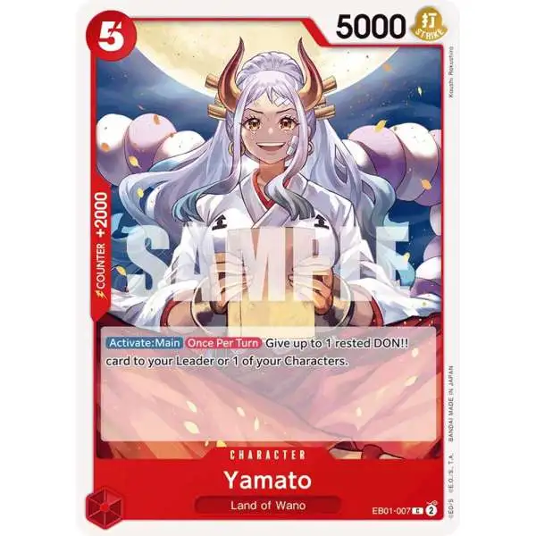 One Piece Trading Card Game Memorial Collection Common Yamato EB01-007