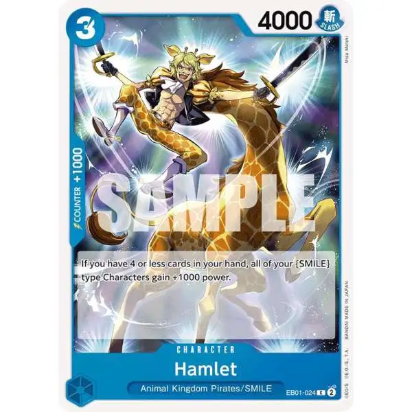 One Piece Trading Card Game Memorial Collection Common Hamlet EB01-024