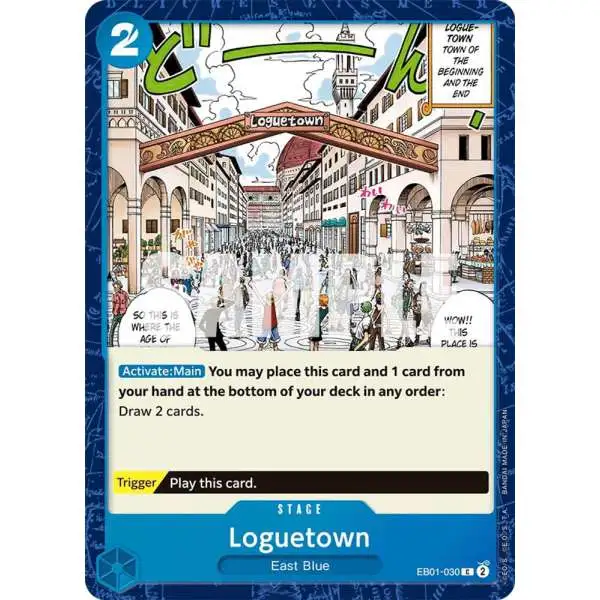 One Piece Trading Card Game Memorial Collection Common Loguetown EB01-030