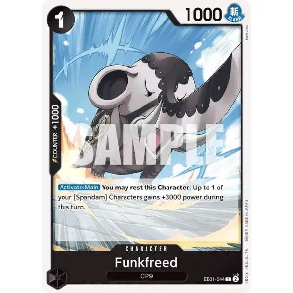 One Piece Trading Card Game Memorial Collection Common Funkfreed EB01-044