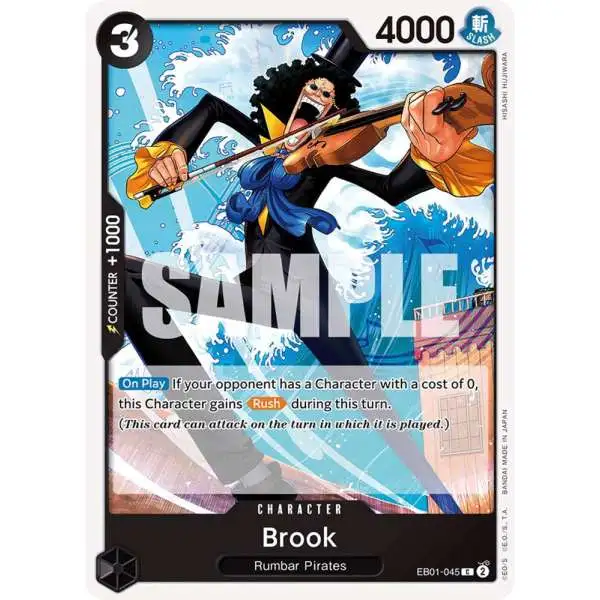 One Piece Trading Card Game Memorial Collection Common Brook EB01-045