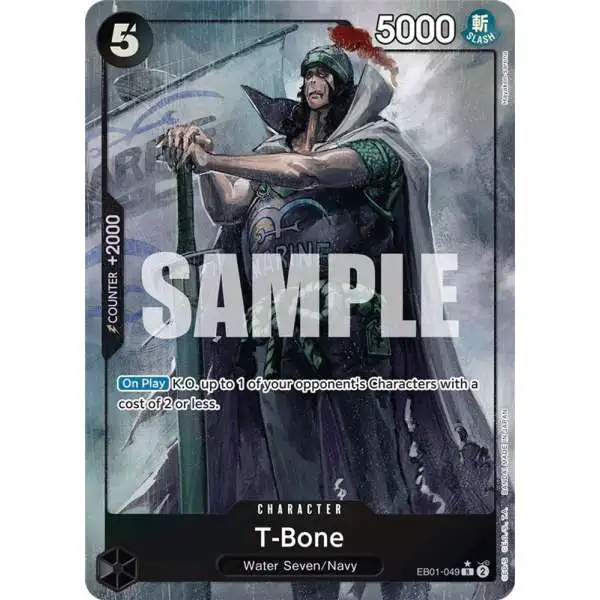 One Piece Trading Card Game Memorial Collection Rare T-Bone EB01-049 [Alternate Art] []