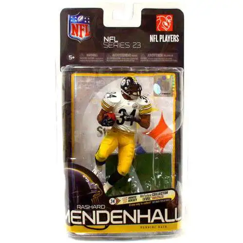 McFarlane Toys NFL Pittsburgh Steelers Sports Picks Football Series 23 Rashard Mendenhall Action Figure [White Jersey]