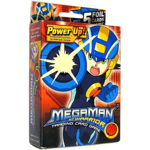 Mega Man NT Warrior Trading Card Game Power Up! Mega Man Starter Deck