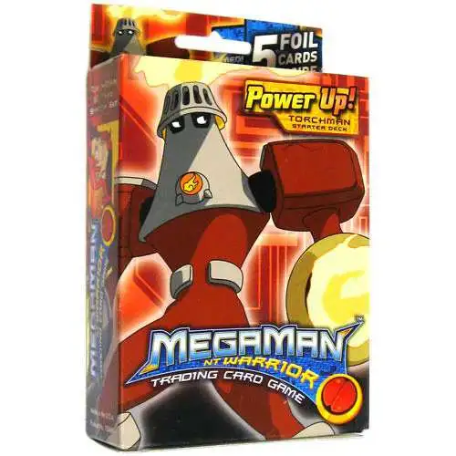 MegaMan NT Warrior Trading Card Game Power Up! Torchman Starter Deck