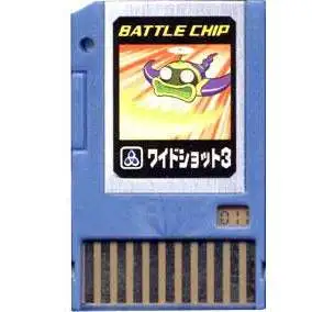 Capcom Mega Man Japanese PET Wideshot 3 Battle Chip #011