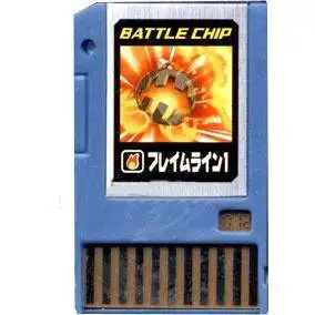 Capcom Mega Man Japanese PET Flame Line 1 Battle Chip #012