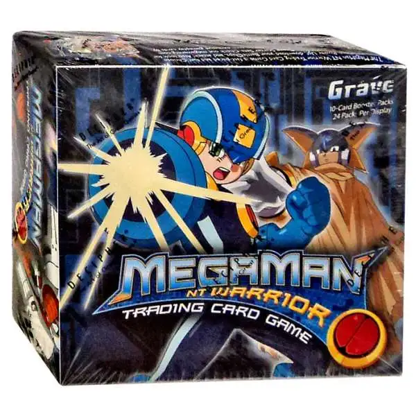 Mega Man NT Warrior Trading Card Game Grave Booster Box [24 Packs]
