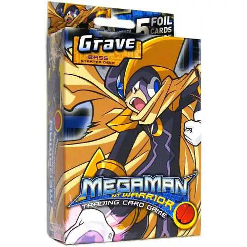 Mega Man NT Warrior Trading Card Game Grave Bass Starter Deck