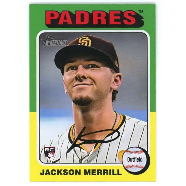 MLB 2024 Topps Heritage High Number Base Jackson Merrill #689 [Rookie]