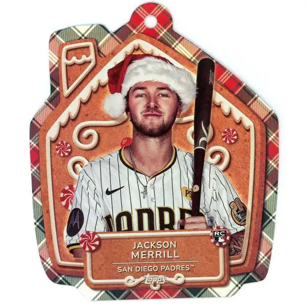 MLB 2024 Topps Holiday Oversized Die-Cut MLB Ornaments Jackson Merrill MLBO-13 [Rookie]