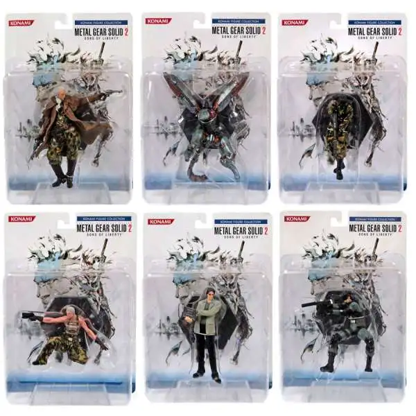 Metal Gear Solid 2 Sons of Liberty PVC Art Statues Series 1 Metal