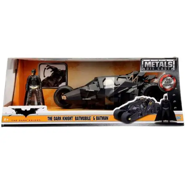 DC The Dark Knight Batmobile & Batman Diecast Vehicle