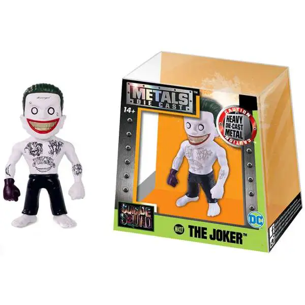 Suicide Squad Metals Die Cast The Joker Action Figure M427 [Black Glove]