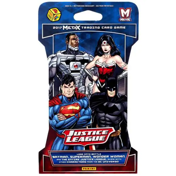 DC 2017 Metax Trading Card Game Justice League Trading Card Pack [12 Cards]