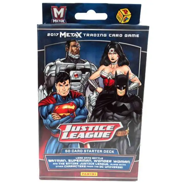 Panini Meta X Justice League TCG Sealed 50ct Starter Deck DC Batman Superman 