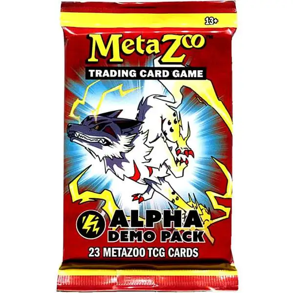 MetaZoo Alpha LIGHTNING Demo Deck Pack [23 Cards]
