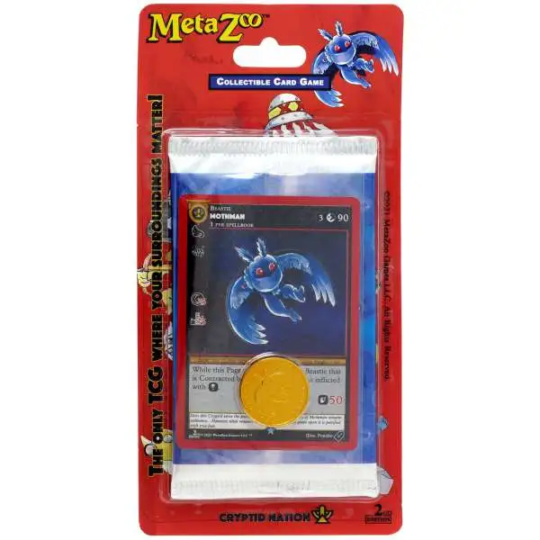 MetaZoo Trading Card Game Cryptid Nation Base Set BLISTER Booster Pack [2nd Edition]