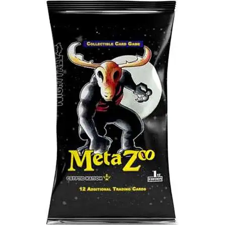 MetaZoo Trading Card Game Cryptid Nation Nightfall Booster Pack [1st Edition, 12 Cards]