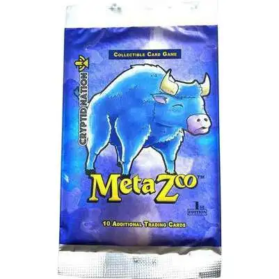 MetaZoo Trading Card Game Cryptid Nation Base Set Booster Pack [1st Edition, 10 Cards]