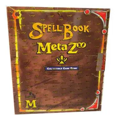 MetaZoo Trading Card Game Cryptid Nation Base Set Spellbook [1st Edition, 10 Booster Packs, 1 Holo Promo Card, 160 Sleeves & More]