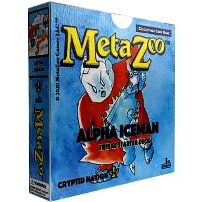 MetaZoo Trading Card Game Cryptid Nation Base Set Alpha Iceman Tribal Theme Deck [1st Edition]