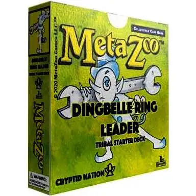 MetaZoo Trading Card Game Cryptid Nation Base Set Dingbelle Ring Leader Tribal Theme Deck [1st Edition]