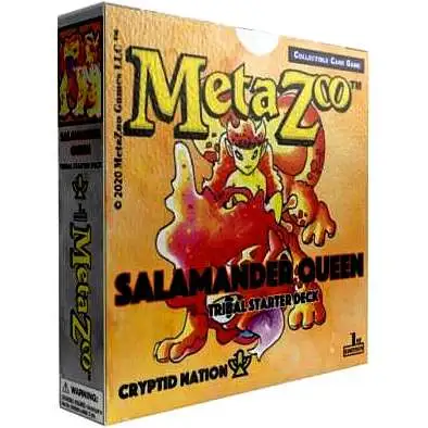 MetaZoo Trading Card Game Cryptid Nation Base Set Salamander Queen Tribal Theme Deck [1st Edition]