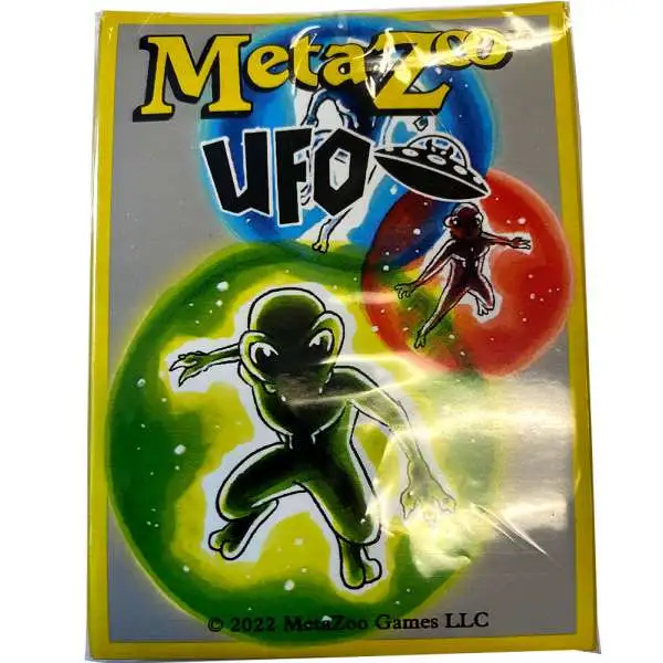 MetaZoo Trading Card Game Cryptid Nation UFO Card Sleeves [60 Count]