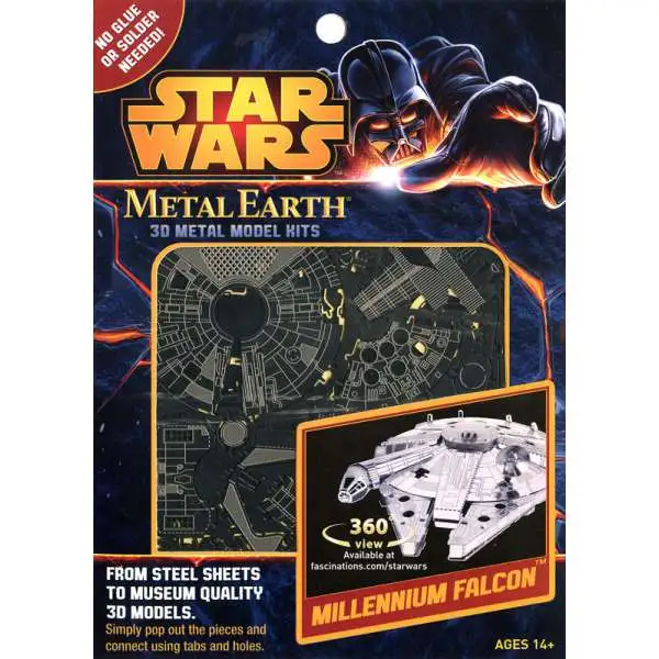 Metal Earth Star Wars Millennium Falcon 3D Metal Model Kit