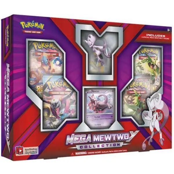 Pokemon XY BREAKthrough Mega Mewtwo Y Collection [4 Booster Packs, Figure & Foil Card!]