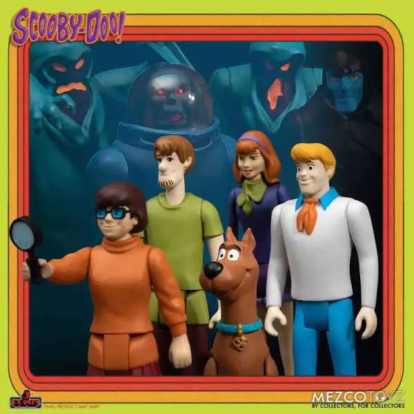 Scooby Doo 5 Points Friends & Foes Deluxe Action Figure Boxed Set [9 Figures, Mystery Machine & Mansion Diorama]