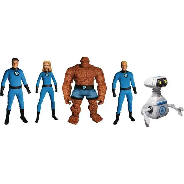 Marvel One:12 Collective Fantastic Four Deluxe Action Figure 5-Pack Steel Boxed Set
