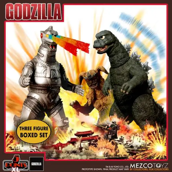 Godzilla 5 Points XL 1974 Godzilla vs Mechagodzilla King Caesar