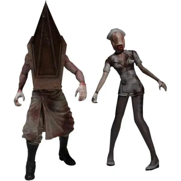 Silent Hill 5 Points Bubble Head Nurse & Red Pyramid Thing Deluxe Action Figure Set