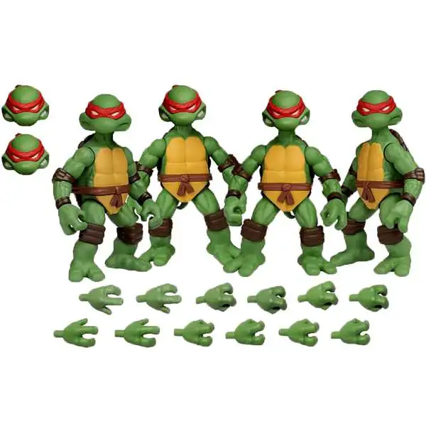 Teenage Mutant Ninja Turtles 5 Points Leonardo, Raphael, Donatello  Michelangelo 3.75 Action Figure Deluxe Boxed Set Mezco Toyz - ToyWiz