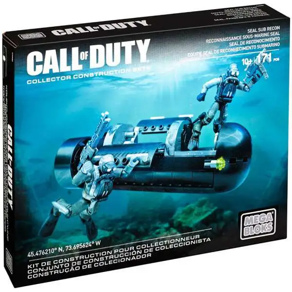 Mega Bloks Call of Duty Seal Submarine Recon Set #38149 [Damaged Package]