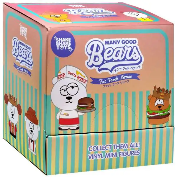 Many Good Bears Fat Foods Series Mystery Box [18 Packs]