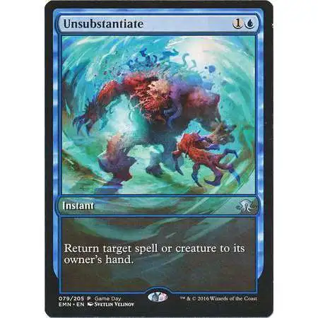 MtG Promo Cards Promo Unsubstantiate [Game Day]
